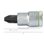 Socket drivers 1/2andquot; for Phillips screws WODEX WX2232 Hand tools 348873 0