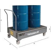 Drum holder trolleys WODEX WX9903 Furnishings and storage 373302 0