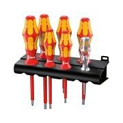 Set of screwdrivers insulated series 1000 Volts Kraftform Plus WERA 160 I/7 VDE Hand tools 347070 0