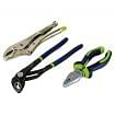 Set of universal and adjustable pliers WODEX WX3746/S3