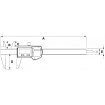 Digital slide caliper IP67 ALPA PRO67 AA017