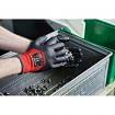 Work gloves in nylon/spandex with 3/4 in nitril foam sanitized MANOGRIP 30836