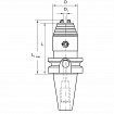 Quick-clamping drill chucks MAS 403 BT form A KERFOLG