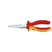Flat nose pliers for mechanics VDE insulated 1000 volts kNIPEX 30 16 160