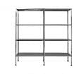 Bolted shelf racks in AISI 430 stainless steel
