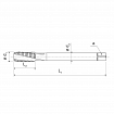 Spiral flute 15° tap KERFOLG for blind-holes BSP