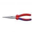 Half round long nose pliers for mechanics long KNIPEX 26 12 200