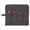 Set of 4 precision pliers for Internal and External circlips KNIPEX 00 19 57