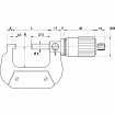 External micrometers spindle 8 0-200 ALPA EXACTO