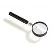 Magnifying glasses in acylic plastic