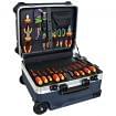 Wheeled service tool cases for electricians TSA approved WODEX WX9320/TS45