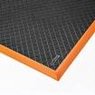 Anti-fatigue mats in orange nitrile rubber JUSTRITE