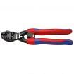 Double lever action cutting nippers with bent head KNIPEX COBOLT 71 22 200