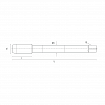 Spiral flute 15° taps for blind- holes M WRK