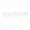 Spiral point 40° tap for blind-holes M TiN WRK