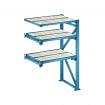 Shelving with extractable shelves for heavy goods LISTA