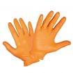 Disposable gloves in embossed nitrile