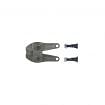 Replacement cutter heads for bolt cutters with adjustable blades WODEX WX3870