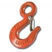 Hooks with safety latch for lifting chains