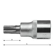 WRK, 1/2“ Steckschlüssel für Torx-Schrauben. Handwerkzeuge 31953 0