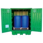 Lagerdepots aus Polyethylen, für Fässer Betriebseinrichtungen und Behälter 39006 0
