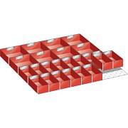 E LISTA Set Schubladen-Einteilungsmaterial in Einsatzkästen 36x36 Betriebseinrichtungen und Behälter 351297 0