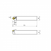 Wendeplattenhalter für die Außendrehbearbeitung, für negative Wendeschneidplatten KERFOLG TURN - Form S - PSDNN