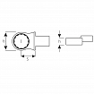 STAHLWILLE, Ringschlüssel mit Einsatz 9x12 mm für Drehmomentschlüssel, 732/10