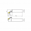 KERFOLG TURN, Wendeplattenhalter für die Drehbearbeitung, für negative Wendeschneidplatten- Form V - MVJNR/L