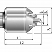 KERFOLG, Stirnmitnehmer, Anwendungsbereich 12-25 mm, CLAW