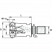 KERFOLG, Multifunktions-Einschraubfräser, runde Wendeschneidplatte, COPY