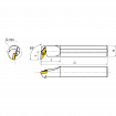 KERFOLG TURN, Wendeplattenhalter für die Drehbearbeitung, für positive Wendeschneidplatten - Form V - SVUCR/L