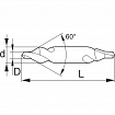 WRK, HSS-Zentrierbohrer, Form A, lange Ausführung