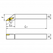 KERFOLG TURN, Wendeplattenhalter für die Außendrehbearbeitung, für positive Wendeschneidplatten - Form V - SVJBR/L