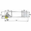 KERFOLG TURN, Wendeplattenhalter für die Außendrehbearbeitung, für negative Wendeschneidplatten, Form W - MWLNR/L