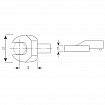 STAHLWILLE 731/100, Maul-Einsteckwerkzeug, 22x28 mm, für Drehmomentschlüssel