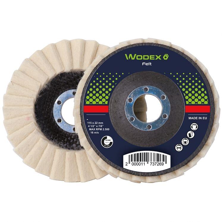 Discos para el tratamiento de superficies de fieltro WODEX FELT