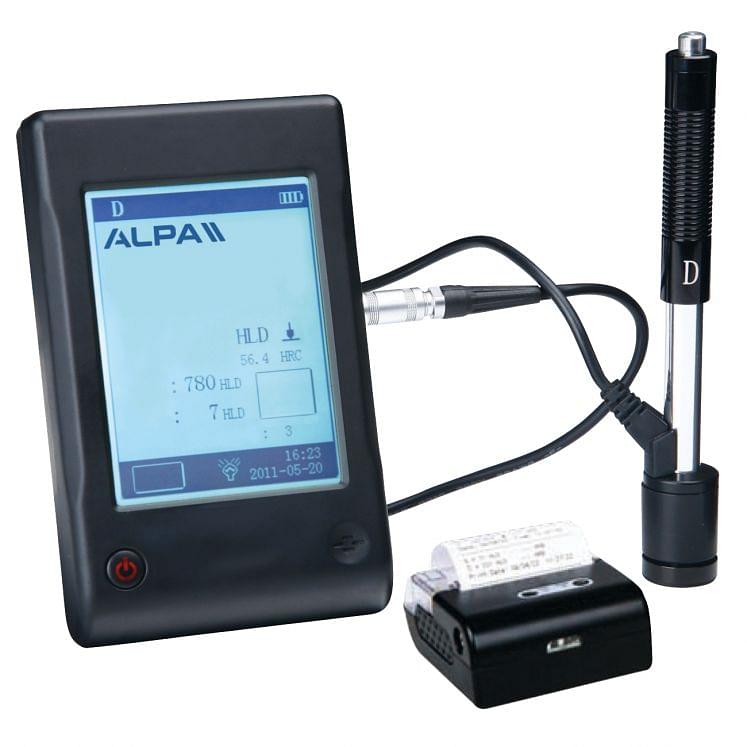 Durómetros portátiles con pantalla táctil e impresora ALPA LA760