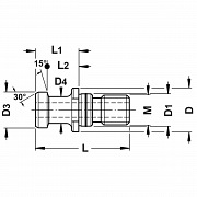 Tirantes ISO 7388/2A perforados con junta tórica Sistemas de cierre 5161 0