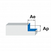 Microfresas planas de metal duro con 2 filos KERFOLG destalonado