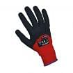 Guantes de trabajo de nailon/spandex con impregnación 3/4 de nitrilo foam sanitized MANOGRIP 30836