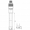 Micrómetros analógicos para interiores de tres puntos 6-100 ALPA BB270