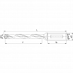 Brocas modulares con cono intercambiable 8XD y acoplamiento weldon TUNGALOY DRILLMEISTER