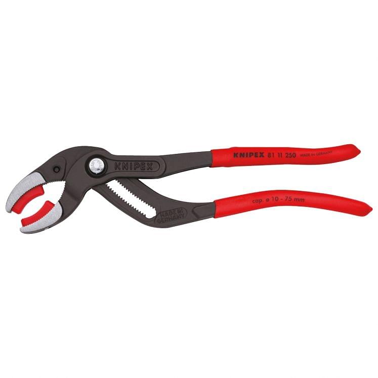 Pliers for plastic pipes and siphons KNIPEX 81 11 250