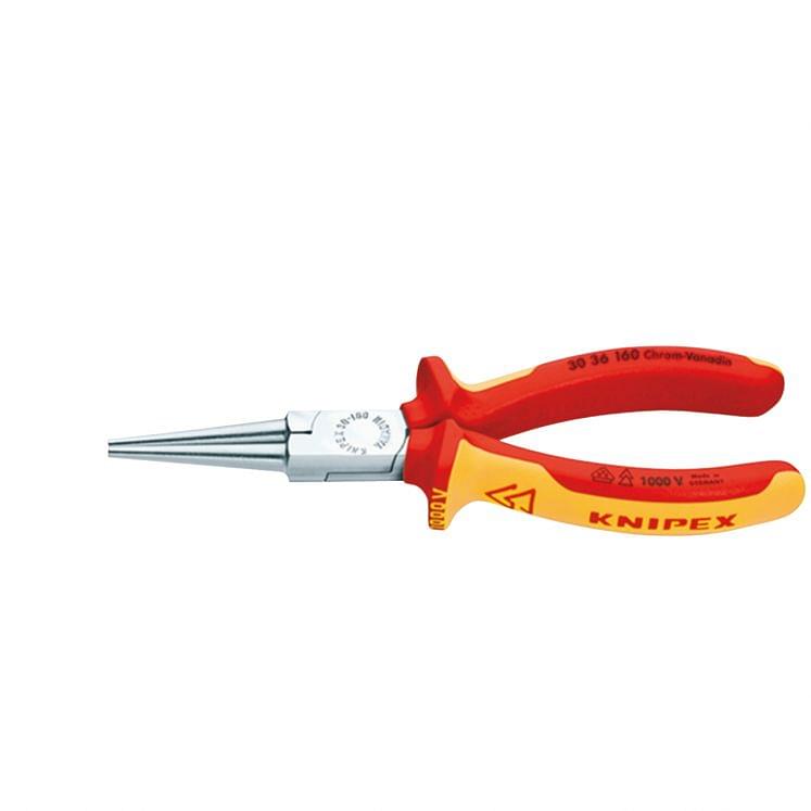 Round short nose pliers VDE insulated 1000 volts KNIPEX 30 36 160