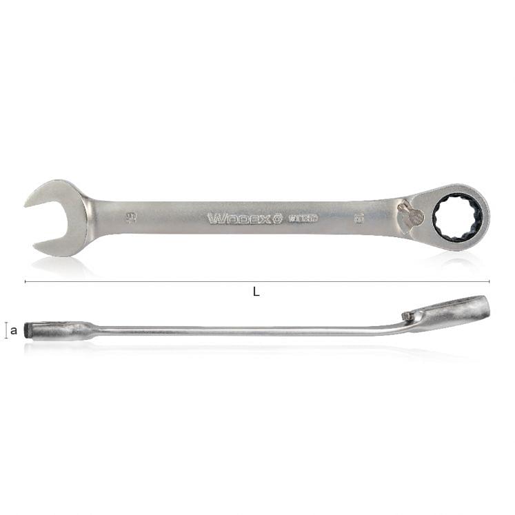 Combination wrenches with reversible ratchet WODEX WX1350