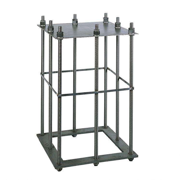 Foundation plinths and cages for column cranes B-HANDLING