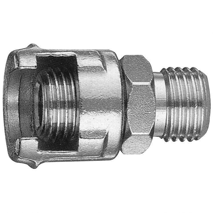 Male threaded fittings with milled nut ANI 11/A-11/B