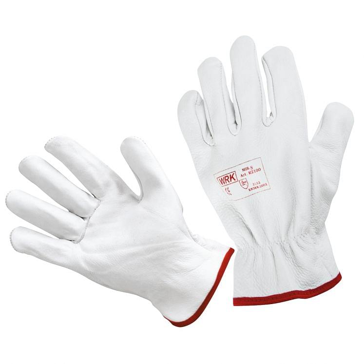 Work gloves in cowhide grain leather WRK