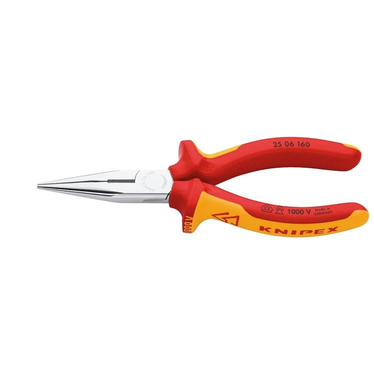 Half round nose pliers VDE insulated 1000 volts KNIPEX 25 06 160